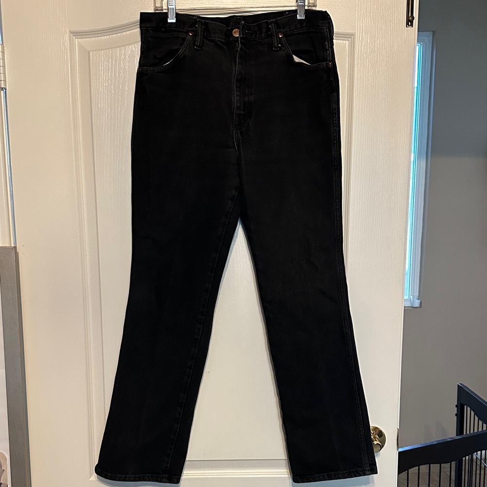 Wrangler Men's Bootcut Jeans - Black